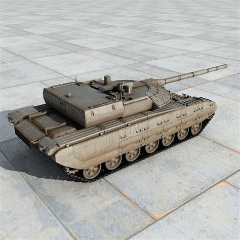 Tanque De Batalla Principal T 95 Russin Modelo 3D 179 Max Obj Ma