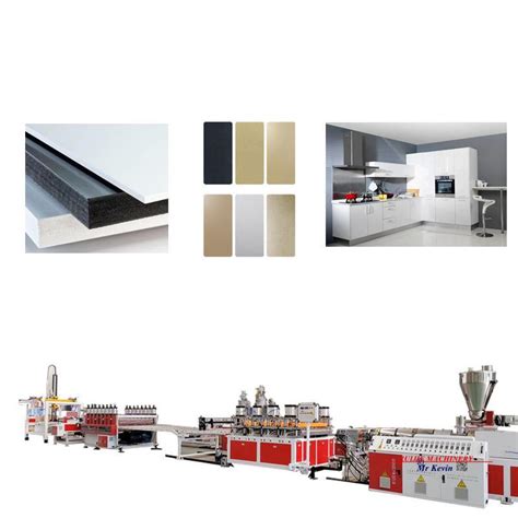 PVC WPC Foam Board Extrusion Making Machine China WPC Foam Board