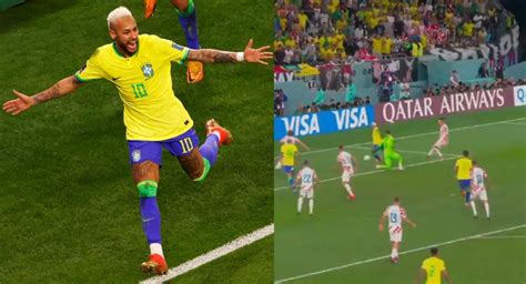 Mundial Qatar As Fue El Gol De Neymar Contra Croacia En Los