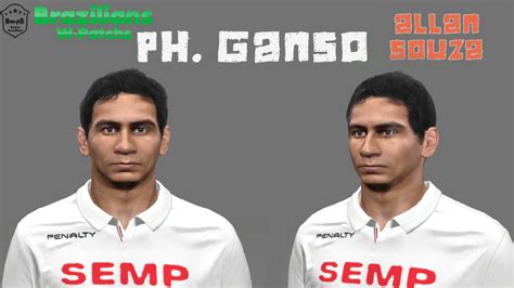 PES 2014 Face PH Ganso Brazilians W Patchs