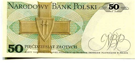 Polen 50 Zloty 1986 Geldschein Banknote UNC MA Shops