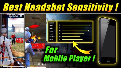 Best Sensitivity For One Tap Headshot Sensitivity Settings Free