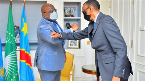 Rdc Rwanda Tshisekedi Et Kagame Sentendent Pour Réguler L