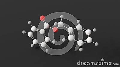 Benzyl Benzoate Molecule Molecular Structure Ascabin Ball And Stick