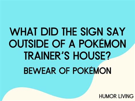 Hilarious Pok Mon Jokes To Laugh Your Ash Off Humor Living