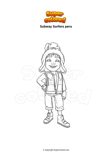 Dibujo Para Colorear Subway Surfers Yutani Supercolored