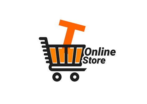 Online Store T Letter Logo And Icon Gráfico Por Mdnuruzzaman01893