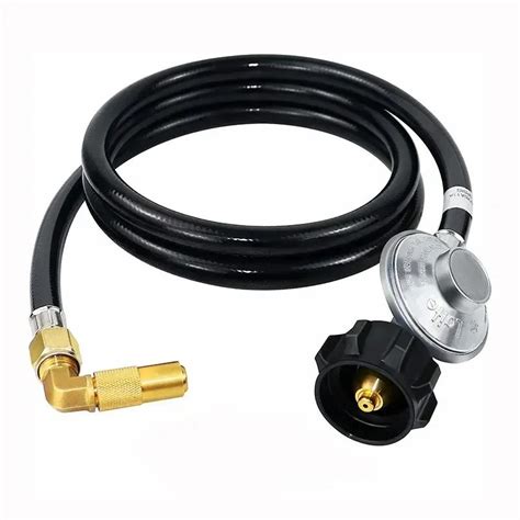 High Efficiency Propane Regulator Hose Adapter With 90 Degree Elbow Adaptor For 17 And 22