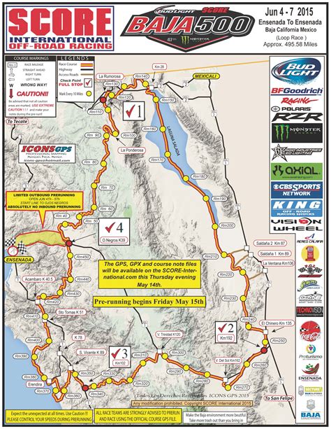 Bajanomad Baja 500 Course Map Powered By Xmb