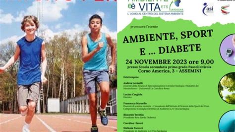 Assemini Il Diabete Si Combatte Con Sport E Cura Dell Ambiente