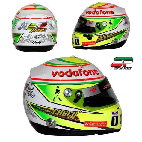 Sergio Perez - 2013 ... Sergio Perez, Racing Helmets, Helmet Design ...