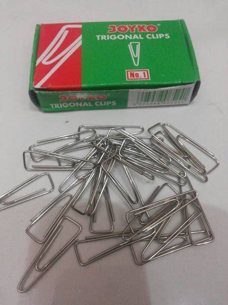 Jual Trigonal Clips Joyko No Klip Kertas Ukuran Sedang Nomor Di