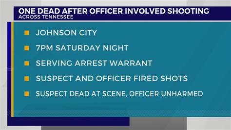 1 Dead After Officer Involved Shooting In Johnson City Wkrn News 2