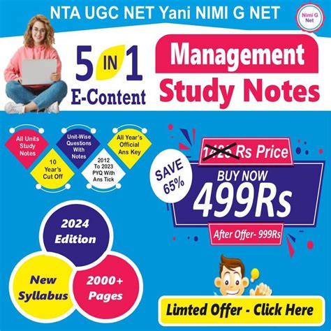 UGC Net Management Study Material-With Mcq, PYQ Paper With Ans Tick ...
