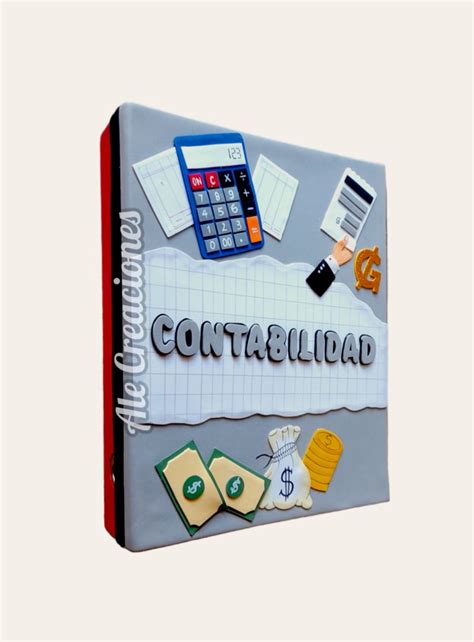 Carpeta Creativa De Contabilidad Bibliorato Personalizado En Goma Eva