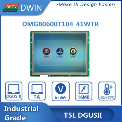 Dwin Inch Tft Lcd Module Resolution K Colors Uart Hmi