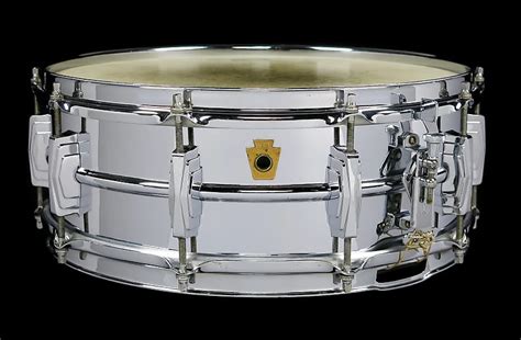 Wfl No 400 Super Ludwig 5x14 10 Lug Brass Snare Drum Reverb Uk