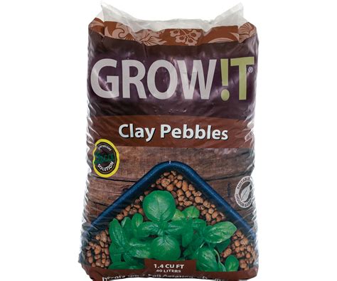 GROW T Clay Pebbles 4 Mm 16 Mm 40 L Hydrofarm Canada