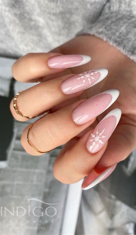 50 Best Holiday Nail Art Ideas And Designs Simple French Nails With