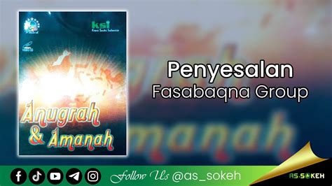 Album Anugrah Amanah Fasabaqna Group Penyesalan YouTube