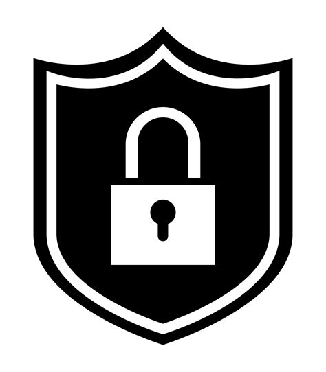 Shield With Padlock Vector Art At Vecteezy