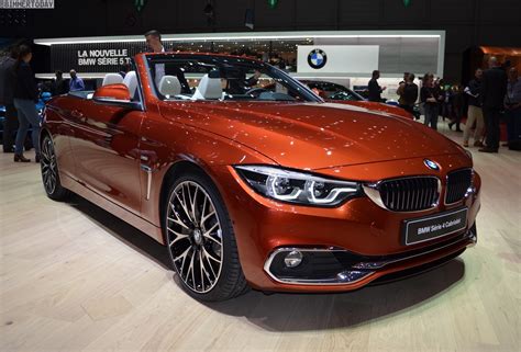 Genf Bmw Er Cabrio Facelift Strahlt In Sunset Orange