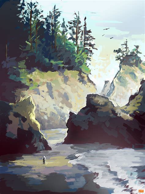 Artstation Pnw Beach