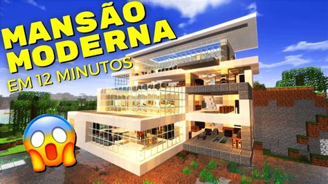 MINECRAFT TUTORIAL COMO FAZER UMA MANSÃO MODERNO PASSO A PASSO YouTube