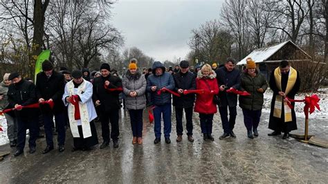 Otwarcie drogi powiatowej Niedziałowice DrugieBańkowszczyzna ZDJĘCIA