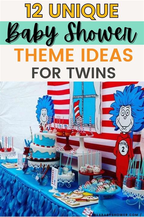 Unique Twin Baby Shower Theme Ideas For In Twin Baby