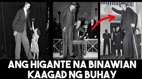 Ang Pinaka Matangkad Na Tao Sa Buong Mundo Robert Wadlow Story