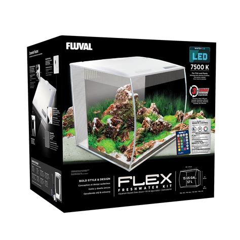 Fluval Flex 15 Aquarium Kit Fish Aquariums PetSmart