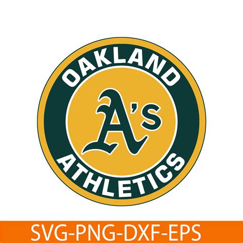 Oakland Athletics The Logo Svg Major League Baseball Svg B Inspire