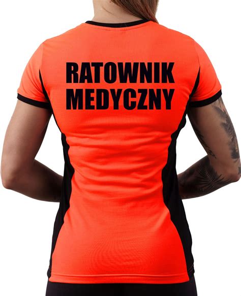 Koszulka Bawe Niana Ratownictwo Ratownik Medyczny Ceny I Opinie