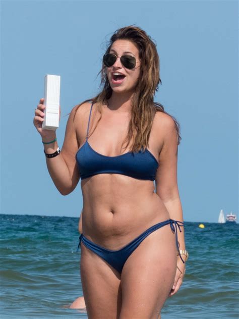 Ferne Mccann Hot Photo In Blue Bikini In Ibiza Glamsham Photos