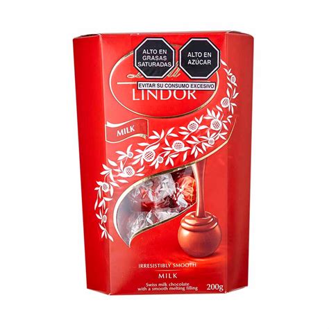 Chocolate Lindt Lindor Milk Caja 200g Plazavea Supermercado