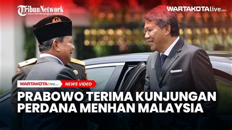 Prabowo Terima Kunjungan Perdana Menhan Malaysiaoptimistis Hubungan Bilateral Semakin Erat