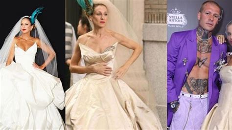 Vestido De Noiva De Carrie Bradshaw Ticiane Pinheiro E Shantal Repetem Look Ic Nico De Sex