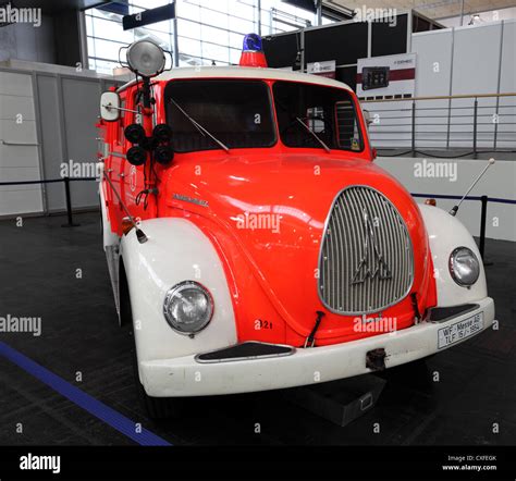 Magirus Deutz Fire Truck From 1960 At The International Motor Show For