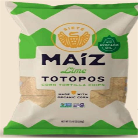 Siete Corn Tortilla Chips Maiz Totopos Lime Oz Shipt