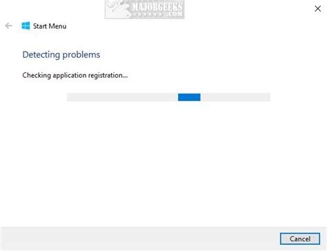 How To Download And Use Start Menu Troubleshooter In Windows 10 Majorgeeks