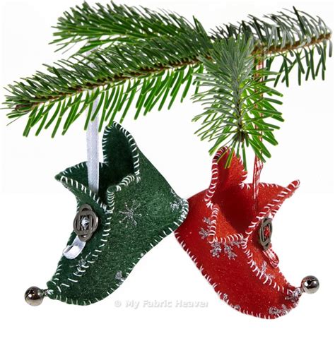 Elf Boots Felt Christmas Tree Ornament Pdf Sewing Pattern And Etsy