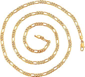 Impero Jewelry Cadena De Oro K Laminado Para Hombre Mujer F Garo Mm