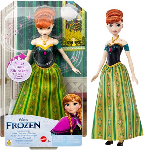 Customer Reviews Disney Frozen Singing Anna Doll Hlw56 Best Buy