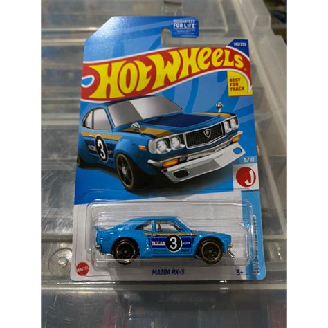 Hot Wheels Mainline Kroger Exclusive Mazda Rx Blue Rx Nice Shopee Malaysia