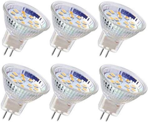 6pcs Led Mr11 Light Bulbs Spotlight Bulb Gu4 Led Bulbs 5w 18leds 20w 30w Halogen Bulbs