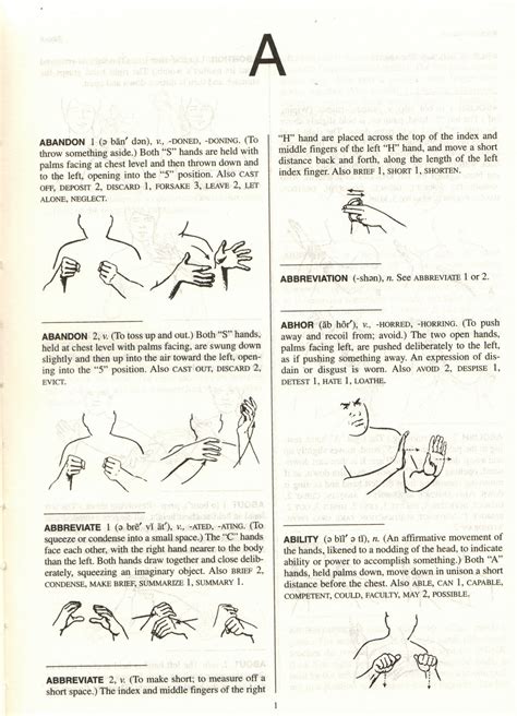 American Sign Language Dictionary