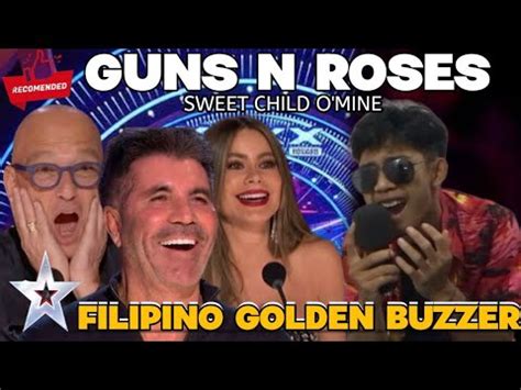 American Got Talent Filipino Golden Buzzer This Super Amazing