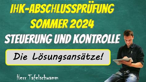 L Sungsans Tze Zur Ihk Abschlusspr Fung Industriekaufleute Sommer