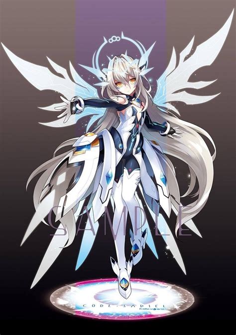 Eve Code Sariel Elsword Anime Character Art Anime Characters